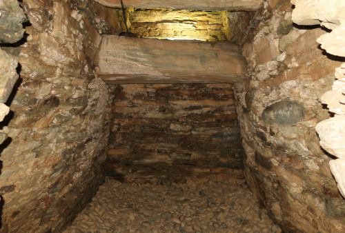 slightly slanted walls