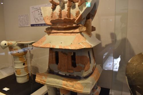 a house-shaped haniwa